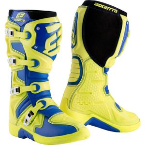 Bogotto - MX-6 - Crosslaarzen - Blauw Geel
