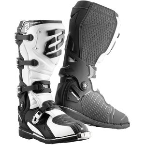 Bogotto - MX-7 S - Crosslaarzen - Zwart Wit