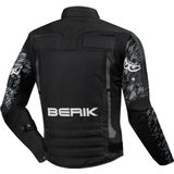 Berik - Camo Street - Waterdichte Textiele Motorjas - Zwart Wit