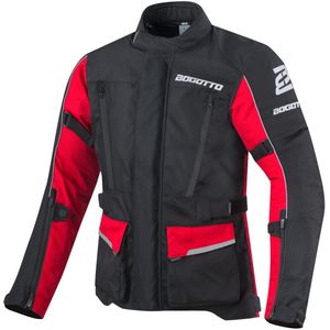 Bogotto - Tampar Tour - Waterdichte Motorjas - Zwart Rood