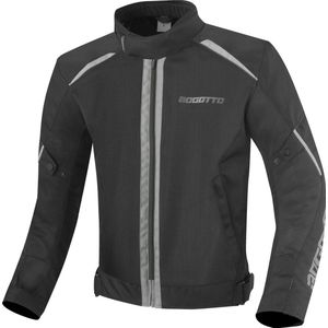 Bogotto - Blaze-Air - Textiele Motorjas - Zwart Grijs