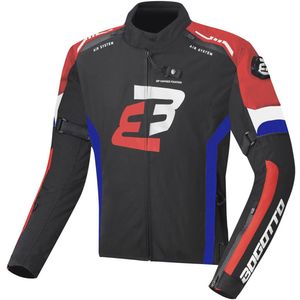 Bogotto - GPX - Waterdichte Motorjas - Zwart Rood Blauw - Textiel