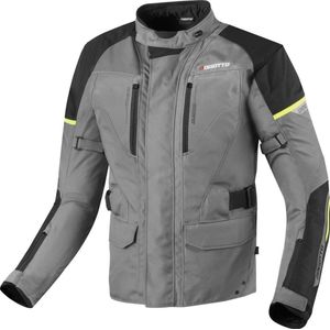 Bogotto Aveno 3in1 Waterdichte Textiele Motorjas Zilver - Maat XXL - Jas