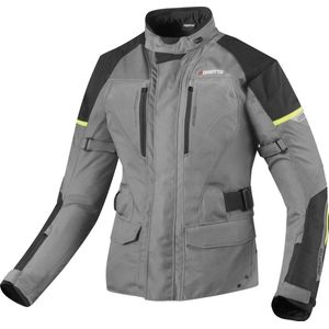 Bogotto - Aveno 3in1 - Waterdichte Dames Textiele Motorjas - Zilver