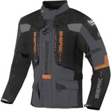 Berik - Dakota - Motorjas - Zwart Grijs Oranje - Polyester - Waterdicht