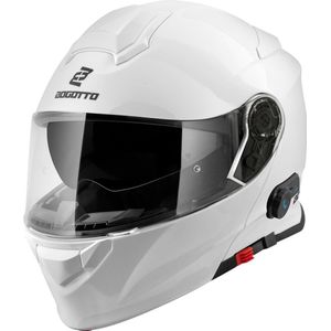 Bogotto H271 BT Bluetooth Helm Wit - Maat XL - Helm