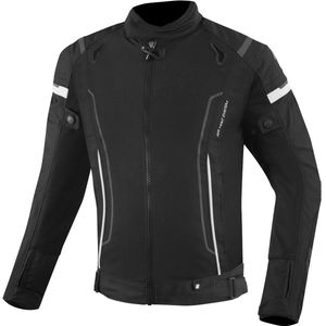 Bogotto - Vysio - Waterdichte 3in1 Motorjas - Zwart Wit - Textiel