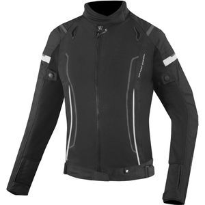 Bogotto - Vysio - Motorjas - Zwart Wit - Waterdicht - 3in1