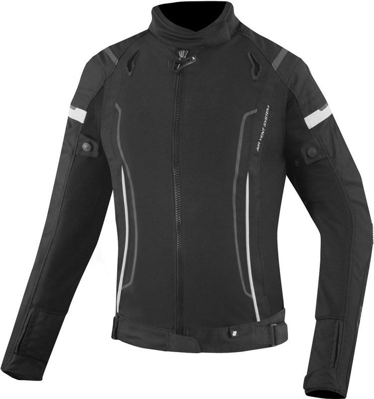 Bogotto - Vysio - Motorjas - Zwart Wit - Waterdicht - 3in1