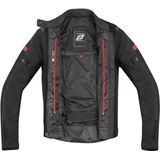 Bogotto - Vysio - Textiele Motorjas - Zwart Roze - Waterdicht - 3in1