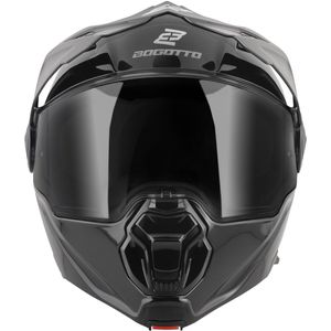 Bogotto - FG-102 - Systeemhelm - Zwart - Adventure