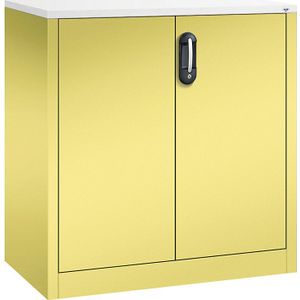 C+P ACURADO bijzetkast voor dossiers, 2 ordnerhoogtes, h x b x t = 1000 x 930 x 500 mm, zwavelgeel/zwavelgeel