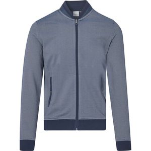 bugatti Gebreid herenvest, blauw, XL