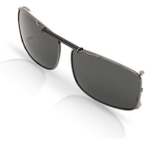 BEZLIT Gepolariseerde zonnebril, brilopzetstuk, gepolariseerde clip-on bril, opzetstuk 30448, zwart