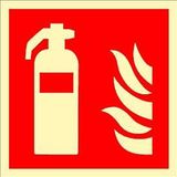 Brandschutzzeichen DIN EN ISO 7010 L200xB200 mm - 4011KHL20
