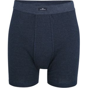 Gotzburg heren boxer lang met gulp (1-pack) - middenblauw gestreept