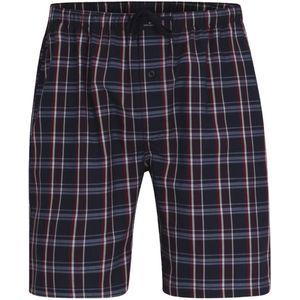 Götzburg - Bermudashort - Donker Blauw - Katoen - Ruitpatroon