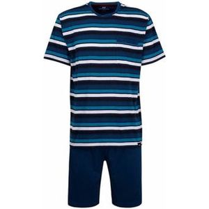 Gotzburg - Heren Nachthemd - Lichtblauw - Korte Mouwen - Tricot