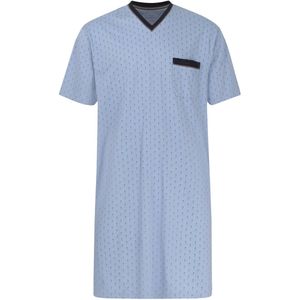 Gotzburg - Lichtblauw Nachthemd - Korte Mouwen - Tricot