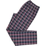 Gotzburg - Heren Pyjama - Blauw met Rood en Wit Geruit - Katoen - Lange Mouwen