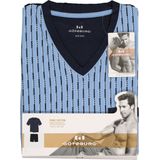 Gotzburg - Heren Shortama - Lichtblauw - V-hals