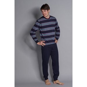 Heren pyjama - 452061 - Streep - Nos - Katoenen mannen nachtkleding - tricot - 52