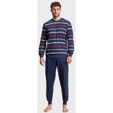 Götzburg Pyjama Donkerblauw/Wit/Rood