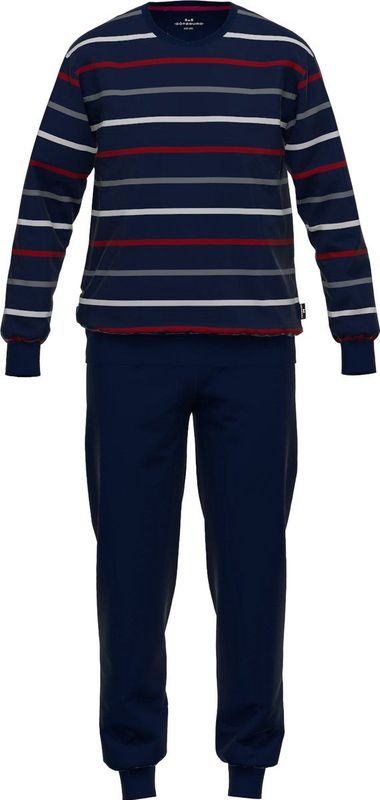 Götzburg Pyjama Donkerblauw/Wit/Rood