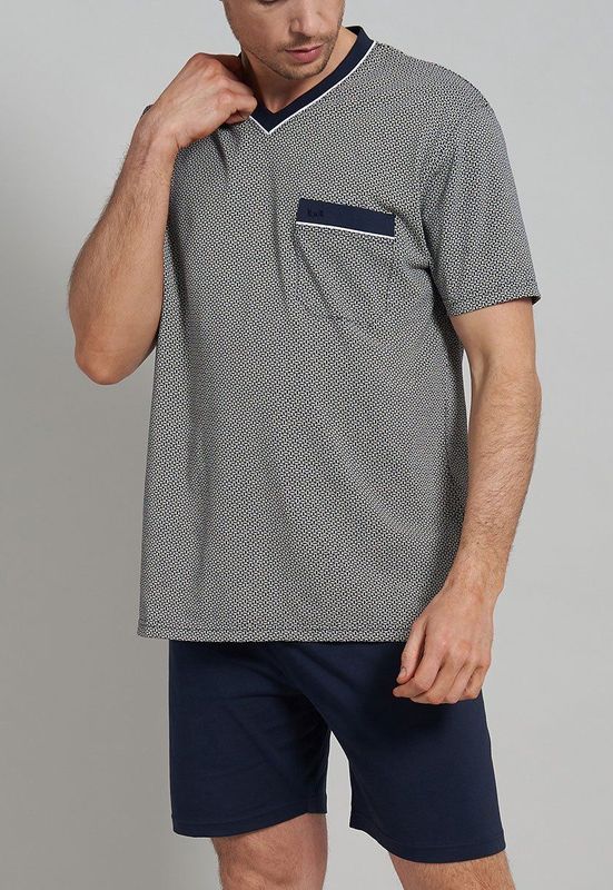 Götzburg Shortama Donkerblauw/Wit