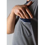 Götzburg - Nachthemd - Middenblauw - 100% Katoen - Korte Mouw - V-hals