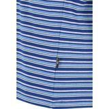 Gotzburg - Heren Shortama - Donkerblauw Gestreept - Korte Broek en Shirt met Korte Mouwen