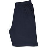 Gotzburg heren shortama V-hals, licht- met donkerblauw en geel dessin