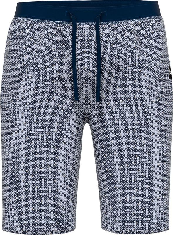 Bermuda - Blauw - Met Steekzakken - Comfortabele Pasvorm