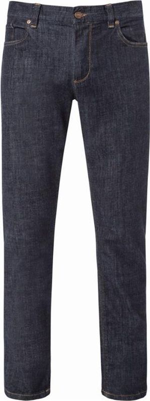 Alberto Pipe Jeans donkerblauw, Effen