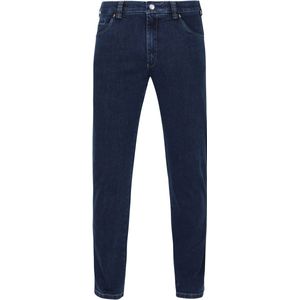 MEYER - Dublin - Chino Broek - Blue-Stone - Stretch Denim
