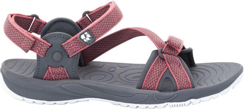 Jack Wolfskin Lakewood Ride Sandalen Dames - Roze, Donkergrijs