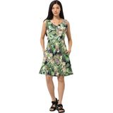 Jack Wolfskin - maat XS- PARADISE DRESS - midnight blue all over - Vrouwen