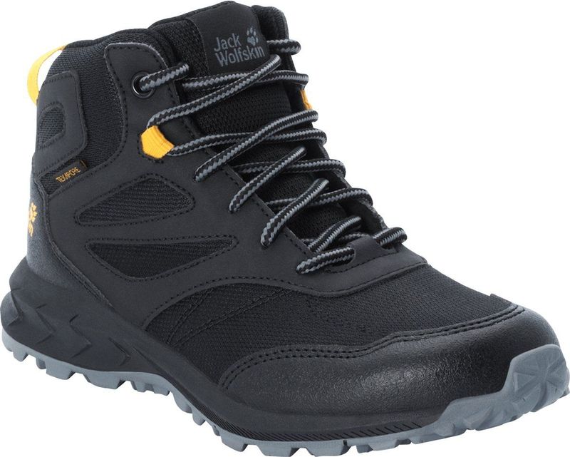 Woodland Texapore Mid K, Black Burly Yellow Xt, 35 EU