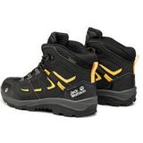 Wandelschoen Jack Wolfskin Kids Vojo Texapore Mid Black Burly Yellow-Schoenmaat 32