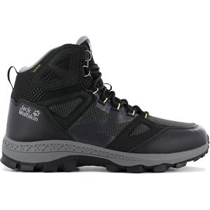 Jack Wolfskin Downhill Texapore Mid M - Heren Waterdichte Wandelschoenen Schoenen Zwart-Grijs 4043871-6069 - Maat EU 45 UK 10.5