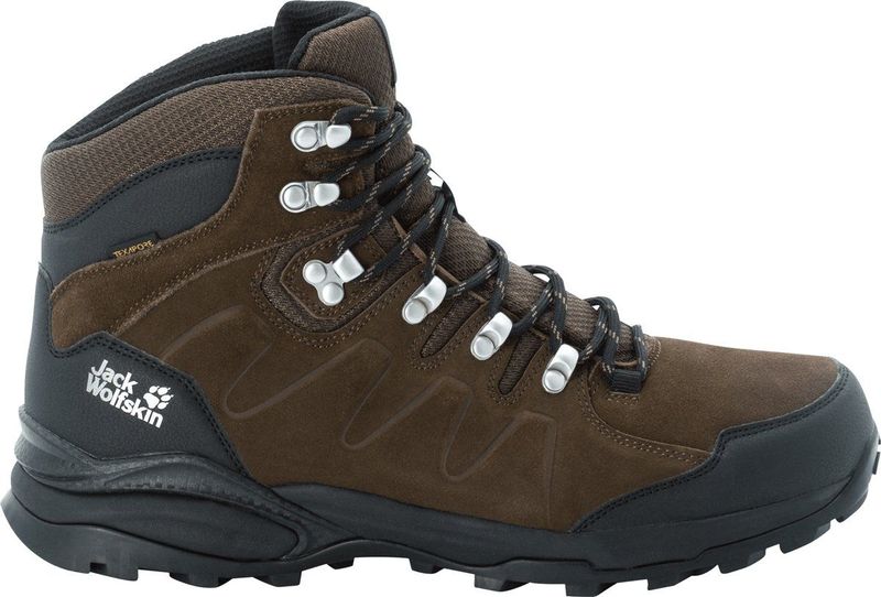 Jack Wolfskin - Refugio Texapore - Wandelschoenen - Grijs - Suèdeleer