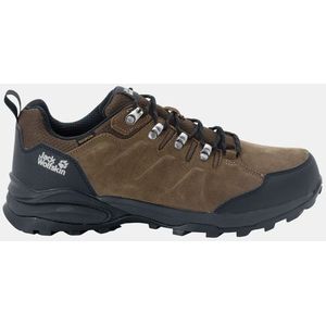 Wandelschoen Jack Wolfskin Men Refugio Texapore Low Brown Phantom-Schoenmaat 41