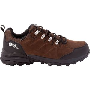 Jack Wolfskin - Refugio Texapore Low - Wandelschoenen - Grijs - Suèdeleer