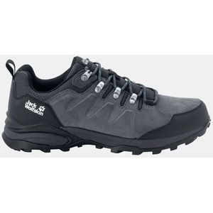 Jack Wolfskin REFUGIO TEXAPORE LOW M Heren Wandelschoenen - grijs / zwart - Maat 41