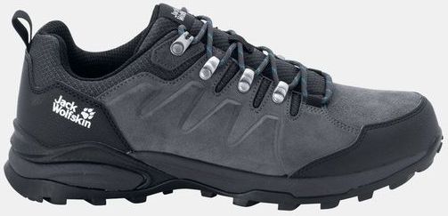 Jack Wolfskin Refugio Texapore Low Men Waterdichte wandelschoenen Heren 39.5 grey / black grey / black