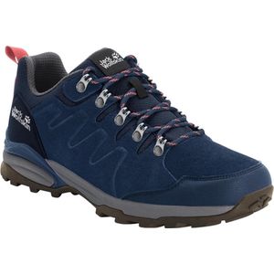 Jack Wolfskin Refugio Texapore Low Dames - Donkerblauw/Grijs