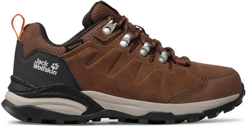 Jack Wolfskin - Refugio Texapore - Wandelschoenen - Bruin - Suèdeleer