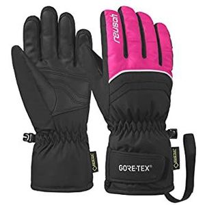 Reusch Unisex vingerhandschoenen Tommy GORE-TEX Junior 720 zwart/roze glo 4,5