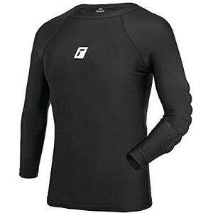 Reusch Unisex keepersshirt gevoerd met geïntegreerde elleboogbescherming, 7700 zwart