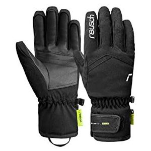 Reusch Eden R-TEX® ECO 7701 unisex handschoenen van waterafstotend materiaal, zwart/wit, 8.5